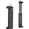 FOTGA Supporto per tablet in alluminio Adattatore per treppiede, Morsetto universale in metallo con slitta fredda, Filettatura da 1/4 di pollice e Guida per treppiede Acra Swiss per iPad Pro/Mini/Air