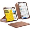 ESR Cover per iPad Pro 13 (M5/M4) 2025/2024, Supporto Verticale con Diverse Angolazioni, Ultra Stabile per iPad Pro 13 con Porta Pencil, Serie Flip, Marrone