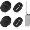 QYHON 2 paia di controlli del volume e pulsanti di selezione del canale per walkie talkie - Compatibile con Motorola CP200, CP200D, CP040, Pro5150, GP380, HT1250, CP150, manopola di controllo del