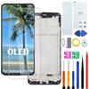 H&LYCYJ Display Schermo per Samsung A16 4G OLED con cornice | Wear Toolkit，OLED，HD+ Display，sostituire lo schermo，per i modelli:A165F A165F/DS A165M A165M/DS