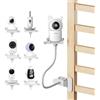 honecumi Supporto universale per baby monitor GHB, compatibile con Vtech/mom Cozy/Boifun/Babystar/Philips Video, Mobile Phone Clip flessibile per fotocamera del bambino