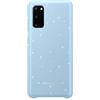 Samsung EF-KG980 Custodia Ufficiale Per Samsung Galaxy S20 | S20 5G, Con LED, Blu Cielo