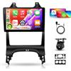 Hodozzy 【4+128G】Hodozzy Carplay Autoradio per Peugeot 3008 5008 2009-2016, 9 Pollici Schermo In-Cell Stereo Auto Bluetooth 5.0 con Android Auto/EQ/GPS/Wifi/RDS/USB/SWC/DSP