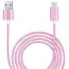 PH26 Cavo rinforzato tipo C compatibile UMIDIGI G9 5G Cavo USB-TypeC intrecciato nylon 1 metro Cavo di carica/sincronizzazione rapido-trasferimento dati - nero