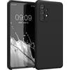 kwmobile Cover per Samsung Galaxy A52 / A52 5G / A52s 5G Custodia - Back Case per Smartphone in Silicone TPU - Protezione Gommata - nero