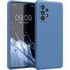 kwmobile Cover per Samsung Galaxy A52 / A52 5G / A52s 5G Custodia - Back Case per Smartphone in Silicone TPU - Protezione Gommata - blu jeans