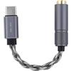 Linsoul Kiwi Ears AD1 Pro Adattatore Cavo USB C DAC, Chip DAC Personalizzato, Regolazione EQ Customizzabile Dal Web, Amplificatore Portatile A Basso Rumore Per IEM Per Audiofili (Da Type-C a 4.4mm)