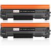 Clywenss Toner compatibile 142X con chip per HP W1420X, confezione da 2 | Cartucce toner per HP LaserJet MFP M139w M139 M140w M140 M110w M110 per HP 142A W1420A, nero, 2000 pagine