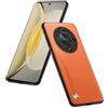 HULLIN Custodia Compatibile Con HONOR Magic6 Lite 5G (6.78), Cover Protettiva Pelle PU - Arancia