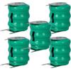 vhbw 5x NiMH Batteria a bottone di ricambio 3 pin tipo 3/V80H 80mAh 3,6V adatta a batterie per modellismo, luci solari ecc.