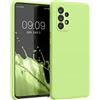 kwmobile Cover per Samsung Galaxy A52 / A52 5G / A52s 5G Custodia - Back Case per Smartphone in Silicone TPU - Protezione Gommata - verde pomodoro