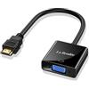 La Brodée Adattatore da HDMI a VGA, 1080P VGA a HDMI, per Computer, Laptop, PC, Monitor, HDTV, Xbox 360, PS3, TV Box a Proiettore
