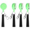 PATIKIL Portapenne Retrattile, 4 Pezzi Portapenne con Impugnatura Elastica in Silicone per Pennarelli da Falegname e Matite da Carpentiere, Verde Menta
