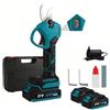 WYLBi Forbice da Potatura a Batteria con display Cesoia 800W 30MM VALIGIA 2 BATTERIE
