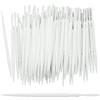 DAVIDJAMESCLARKE 100 pezzi scovolini interdentali Bianco, Spazzolini Interdentali di Plastica,stuzzicadenti, Spazzolino Interdentale Doppia Testa,per la pulizia orale