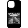Capybaras Animal Lover PS Custodia per iPhone 13 Pro Max Divertente Capibara Selfie UFO Astronave Aliena