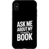 Fraxoweb Custodia per iPhone XS Max Chiedimi del mio libro