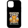 Funny Yoga Corgi Headstand Effort Maximu Custodia per iPhone 12/12 Pro Cavalletto da testa Corgi Effort Maximum Retro Yoga Dog