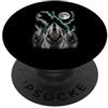 Howling Wolf Moon Nature Graphic Gifts W Tre lupi che ululano alla luna Wildlife Wolf Pack Outdoor PopSockets PopGrip Adesivo