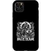 Samurai Shogun Warrior Ancient Japan Leg Custodia per iPhone 11 Pro Max Regola con la lama Il trono giapponese comanda samurai