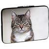 PEDEA Custodia design per notebook, 10,1 pollici, 13,3 pollici / 15,6 pollici / 17,3 pollici Gatto 10,1''