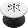 Fun Designs Logo matematico a croce PopSockets PopGrip Adesivo