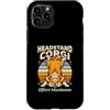 Funny Yoga Corgi Headstand Effort Maximu Custodia per iPhone 11 Pro Cavalletto da testa Corgi Effort Maximum Retro Yoga Dog