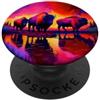 Buffalo Bison Watercolor Art Paint Buffalo American Bison Western Watercolor PopSockets PopGrip Adesivo