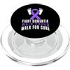 Dementia Awareness Alzheimers and Brain Combatti la demenza Cammina orgogliosa per la consapevolezza della demenza PopSockets PopGrip per MagSafe