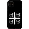 SARDEGNA Custodia per iPhone 11 4 MORI SARDEGNA ISOLA BANDIERA IDEA REGALO