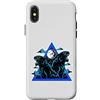 black panther design Custodia per iPhone X/XS Arte selvaggia al chiaro di luna di Twin Shadow Panthers