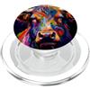 Buffalo Bison Watercolor Art Paint Buffalo American Bison Western Watercolor PopSockets PopGrip per MagSafe