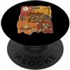 Mabon Blessings Paganism Fall Autumn Equ Equinozio autunnale della seconda ruota del raccolto dell'anno di Mabon PopSockets PopGrip Adesivo