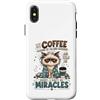 Cappuccino Coffee Drinker Designs Custodia per iPhone X/XS Divertente caffè amante mattina caffeina tossicodipendente caffè umorismo