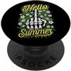 Grandio Design Introverted Intellectual Ciao Estate Divertente Antisociale Rude Floreale Medio Dito PopSockets PopGrip Adesivo