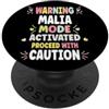 Custom T-shirt With MALIA Name Birthday MALIA Personalized Women's Gift Custom MALIA PopSockets PopGrip Adesivo