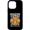 Funny Yoga Corgi Headstand Effort Maximu Custodia per iPhone 14 Pro Max Cavalletto da testa Corgi Effort Maximum Retro Yoga Dog