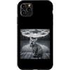 Bengal Kitten Lover PS Custodia per iPhone 11 Pro Max Divertente Bengala Selfie UFO Astronave Aliena Amante Gatto