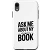 Fraxoweb Custodia per iPhone XR Chiedimi del mio libro