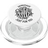 Grandio Design Introverted Intellectual Scheletro dito medio fatto a mano Just For You Rose maleducate PopSockets PopGrip per MagSafe