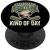 Feels Like a Penalty Box Kind of Day Ice Si sente come una penalty box tipo di giocatori di hockey di giorno PopSockets PopGrip Adesivo