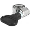 Delock Fascetta stringitubo in acciaio inox 400 SS con dado ad ala 8-12 mm, 5 pezzi, nero