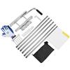 Mavaol Kit di utensili da taglio per legname per motosega portatile universale per barra di guida per a catena per lavoratori edili