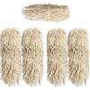 MEUBLLY Set di spazzole per lucidare il bicchiere di vino, spazzole di ricambio per lucidatura, testine in microfibra, design a installazione rapida, per ristoranti(5 Piece Brush Set)