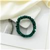 AMateschitz Fascia elastica per capelli da donna, tinta unita, in seta, 100% pura seta di gelso, per donna, ragazza, donna, donna, donna, donna, verde scuro, larghezza 1 cm