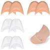 WUERKIYA 4 Paia Salvapunte in Silicone Gel per Danza Classica, Manicotto Protettivo per Piede,Gel Traspirante per Scarpe da Balletto, Protezione per Alluce e Piedi Sensibili,Ideale per Sport e Attivi