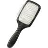 Molinter Spazzola per capelli con setole in acciaio Bellezza Legno Anti Statico Professionale Cuscino Massaggio Spazzola per Capelli Antistatico Massaggio del cuoio capelluto (quadrato)