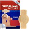 Peufcmi 21 Pezzi Cerotti Per Micosi Delle Unghie, Toppe Per Il Trattamento Delle Unghie Dei Funghi, Cerotti Per Micosi DelleUnghie Dei Piedi Extra Forti, FungalNail Patches Per RiparareUnghie Danneggiate