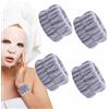 Generico Set Di 2 Braccialetti Per Il Lavaggio Del Viso, Polsini Per Lavaggio Viso, Polsini Skincare Assorbenti Face Wash Braccialetti, Braccialetto Per Il Trucco Braccialetti Per Lavaggio Del Viso Per Spa