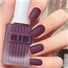 MrCuvaryas Smalto per unghie opaco viola scuro, ad asciugatura rapida, atossico, di lunga durata, a base d'acqua, per nail art, manicure, arte senza lampada UV, smalto regolare, 12 ml (viola scuro)